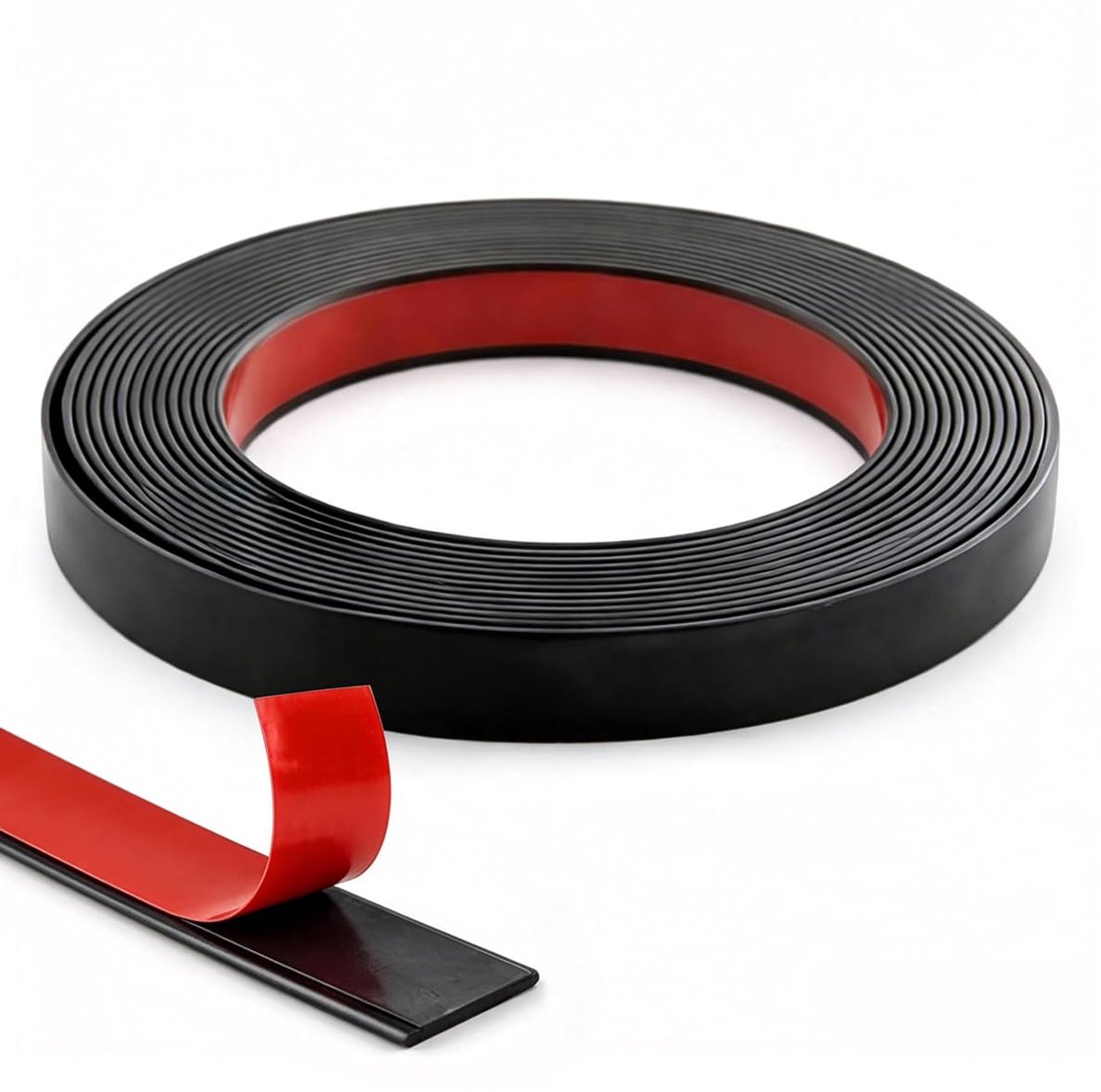 Sierlijsten, zelfklevend, zwart, waterbestendig, kunststof, decoratieband, 1 cm x 5 m, decoratiestrip, randbescherming - ShopVlot