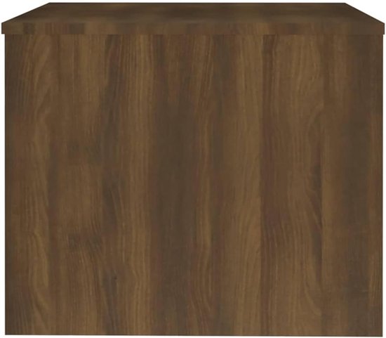 Hout Optilbaar ontwerp Verborgen vak 80x50x41.5 cm bruin eikenkleur — afbeelding 4