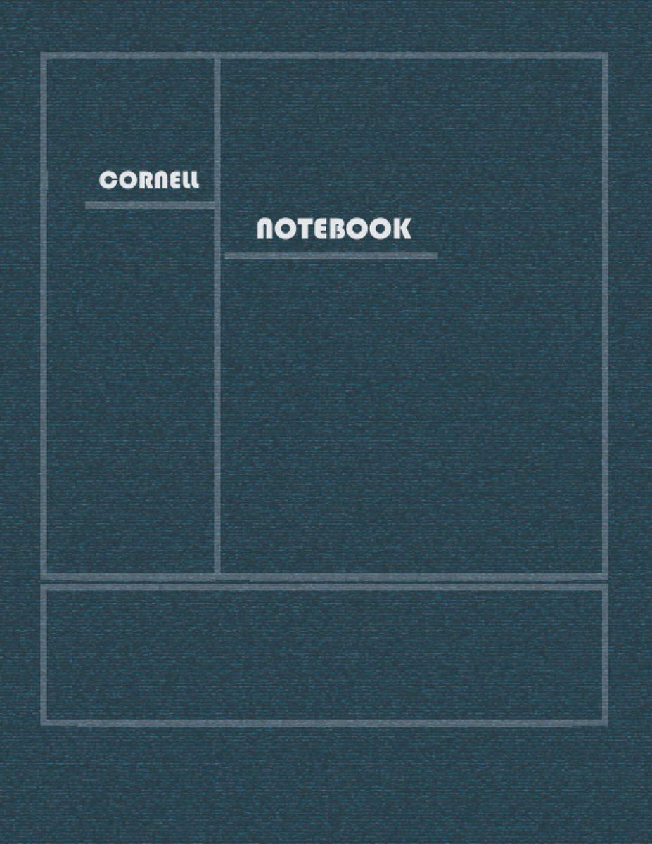 Cornell Notebook: Notebook Numbered Pages, Large 8.5"X11" - 400 Pages: Cornell Note-Taking System Paper for High - ShopVlot