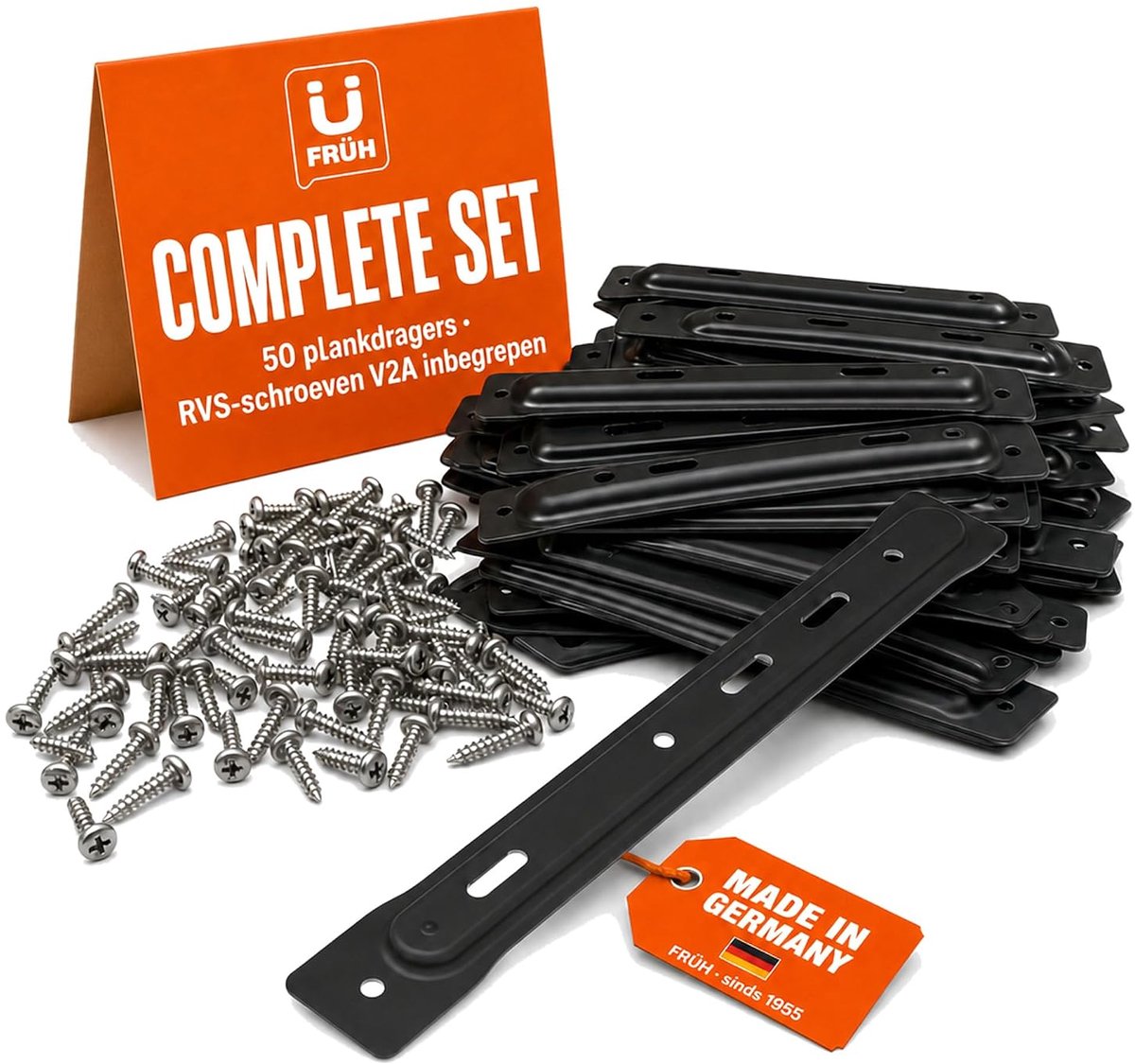FRÜH Decking Clips, 90-140 mm, Invisible Fixing for Decking Boards - ShopVlot