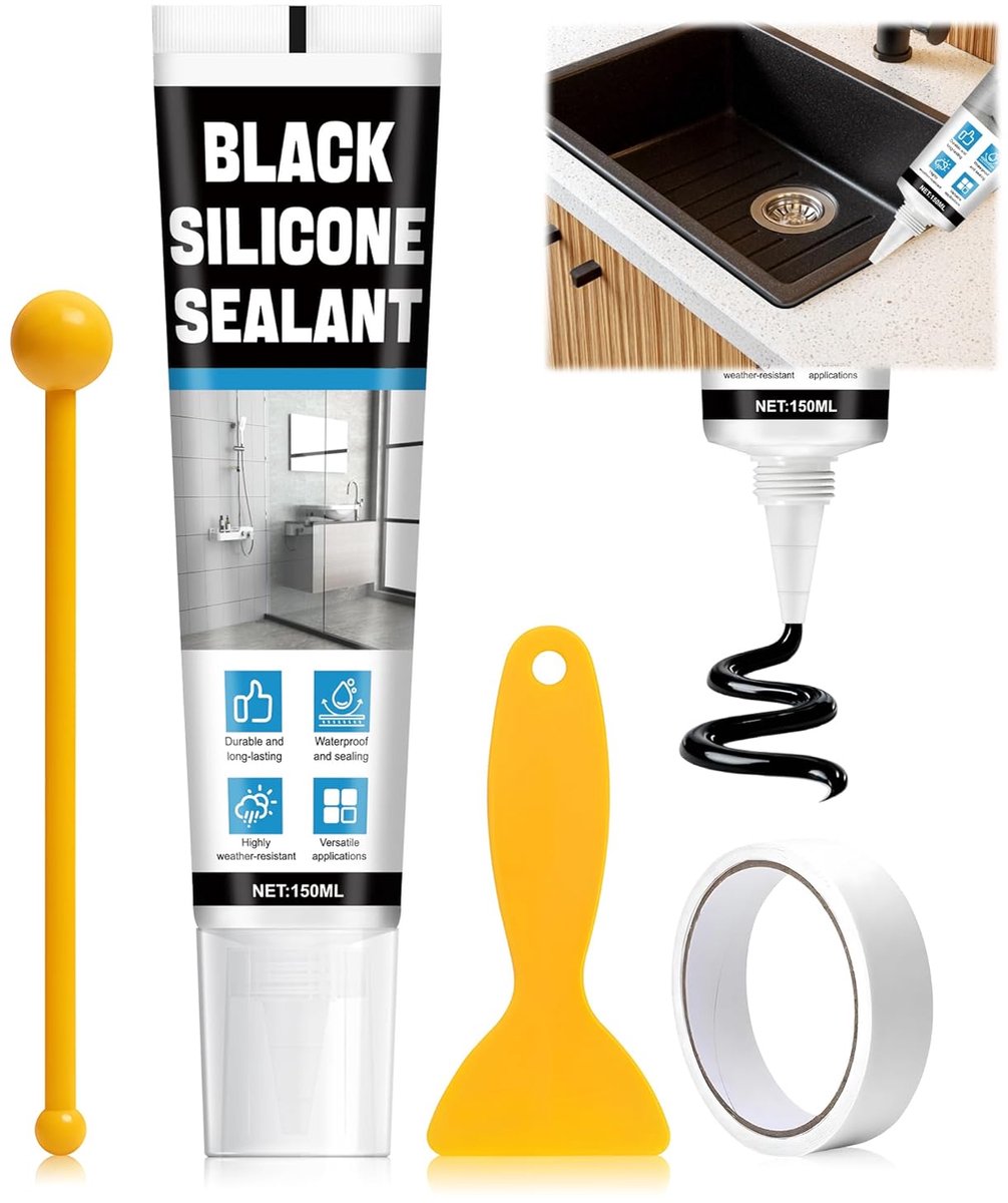 Black silicone, silicone black outdoor - ShopVlot