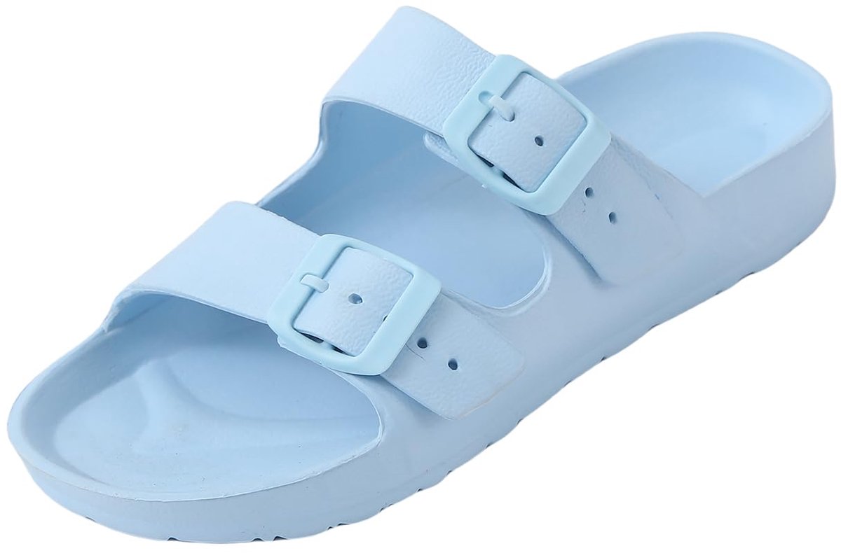 R-ISLAND Damessandalen, antislip, voor zwembad, douche, strand., Hemelsblauw, 41 EU - ShopVlot