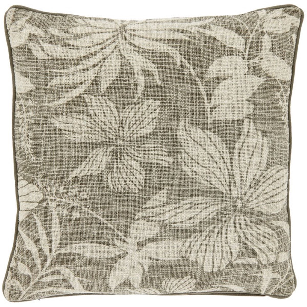 Unique Living Sierkussen Keoni Chateau Grey -45x45cm Grijs