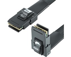10Gtek SFF-8087 to SFF-8087 6G Internal Mini SAS Cable for Server Backplane/RAID Card, Hot-Swap Ready with SATA - ShopVlot