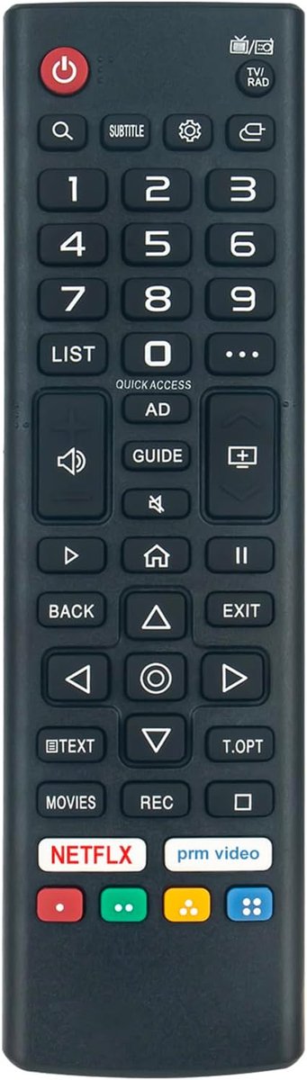 ALLIMITY AKB76037001 Replace Remote control fit for LEVEL Oscar LG AVTEX W320TS W215TS W249TS W195TS W279TS B219 - ShopVlot