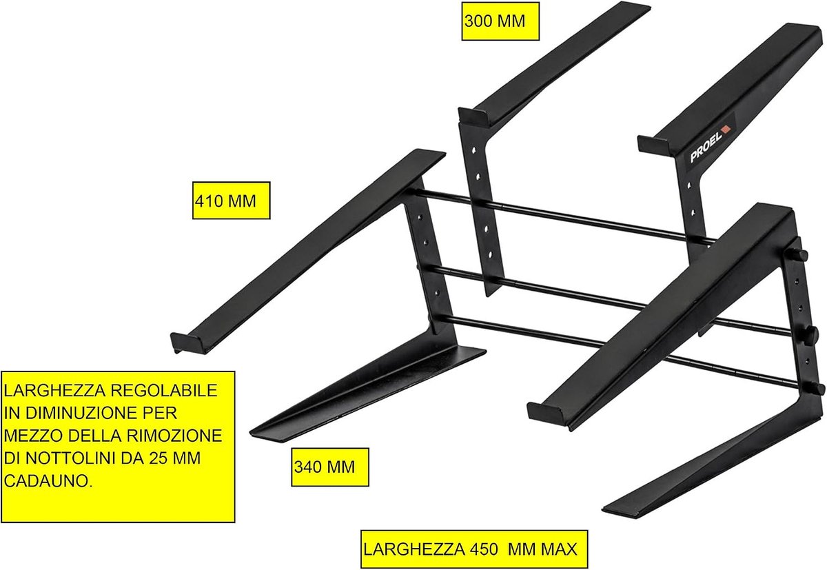 Proel LTS007C Adjustable holder for professional controller - ShopVlot