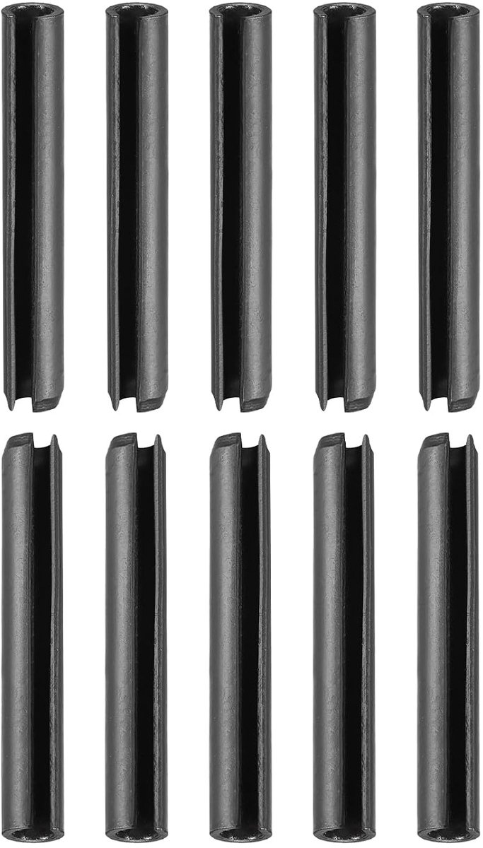 Ribbelpen 5mm x 40mm - Zwart - 30 stuks - Ideaal voor automatische reparaties - ShopVlot