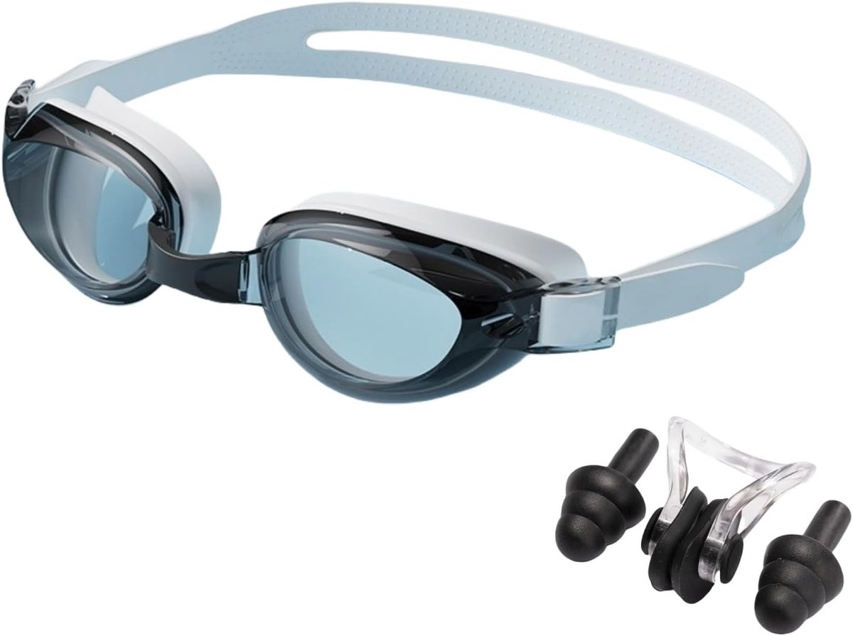 Optische Zwembril Unisex met Myopie Correctie, Waterdicht, Anti-Fog en Verstelbare Neusbrug voor Duidelijk Zicht