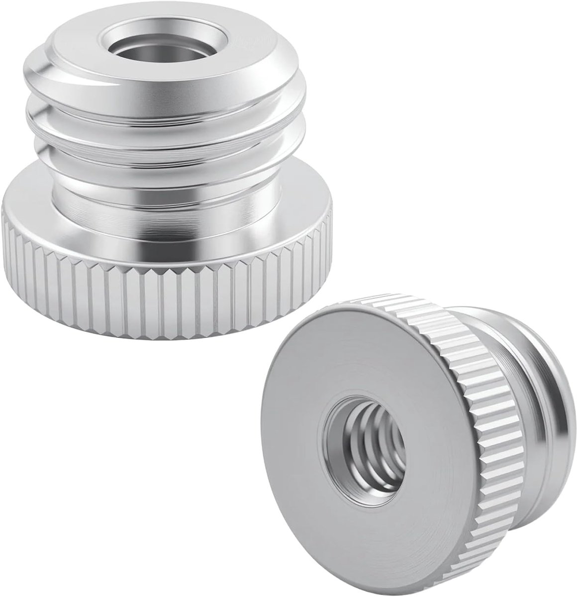 2pcs 5/8 to 1/4 Screw Adapter Tripod 1/4"-20 to 5/8"-11, Aluminum Alloy Thread Adapter, for Laser Level - ShopVlot