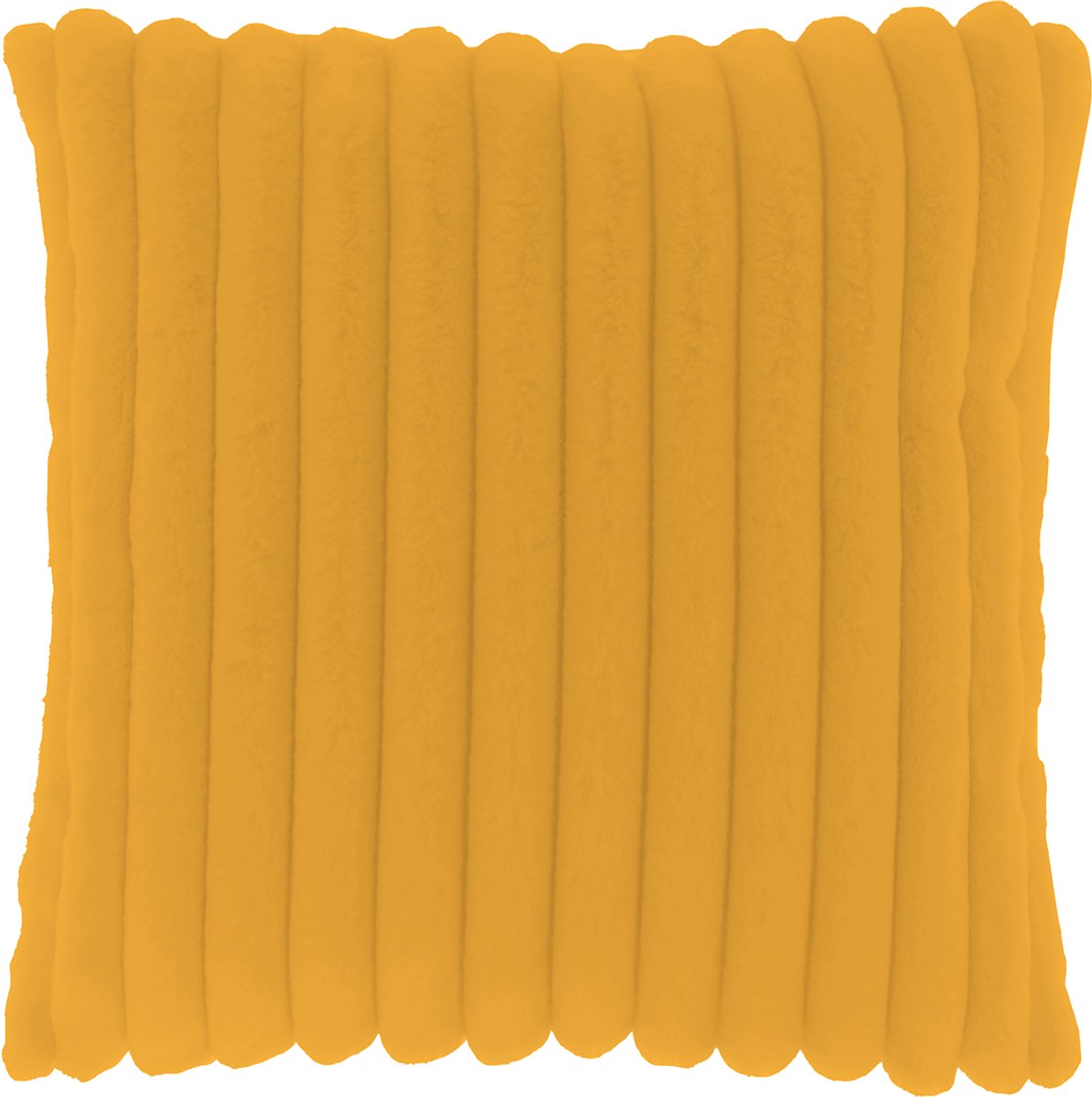 Unique Living Sierkussen Peppe 45x45cm - Glowy Yellow Geel