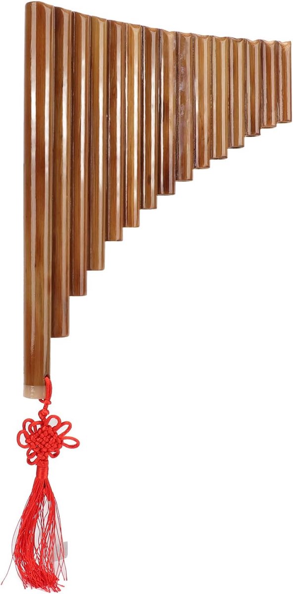 Pan Flute 15 Pipes, G-tone Chinese Bamboo Instrument For Beginners - ShopVlot
