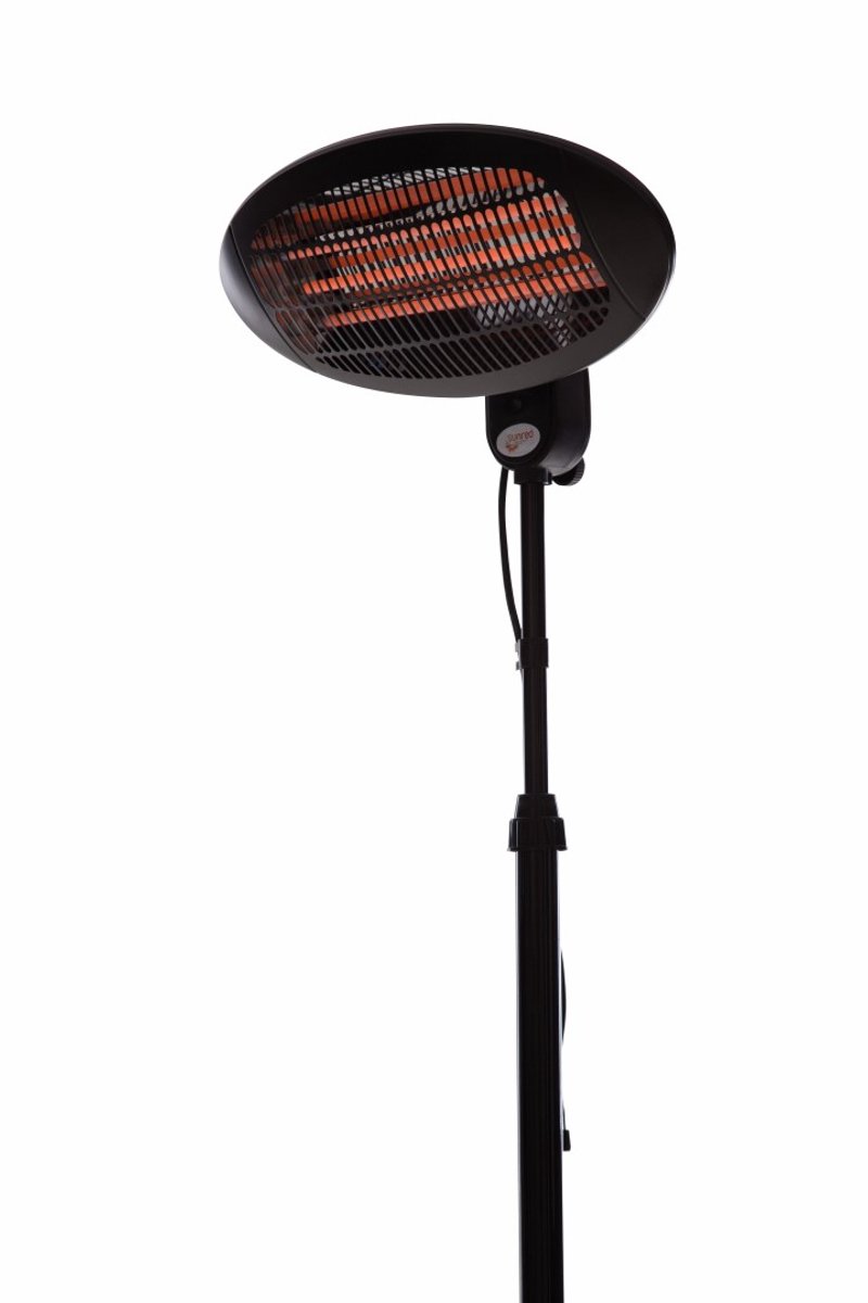 Sunred Elektra Quartz 2000 W - Freestanding Patio Heater - Black