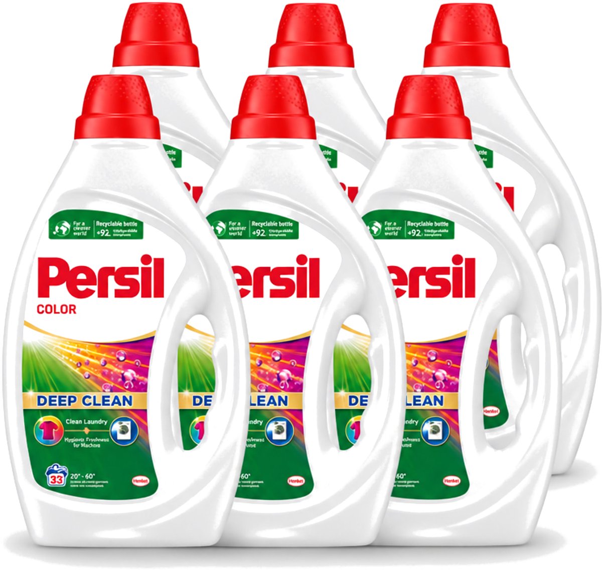 6 x Persil Color - Vloeibaar Wasmiddel - Gekleurde Was - 33 Wasbeurten - Voordeelverpakking - 6 stuks