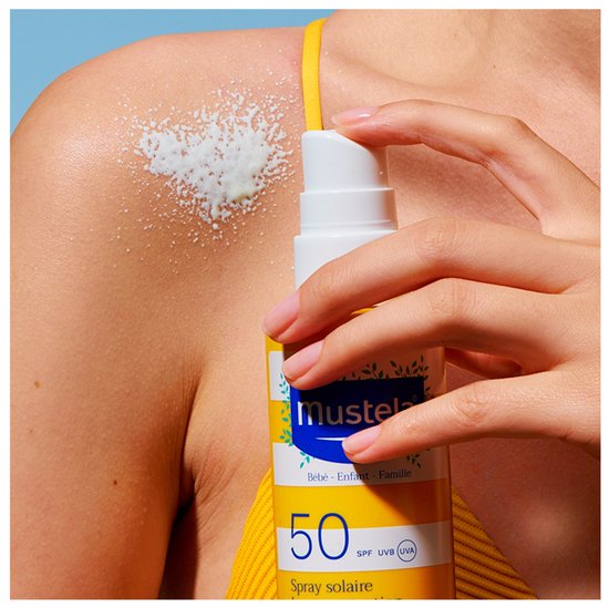 Mustela zonnespray zeer hoge bescherming spf50 familie 200ml van Mustela — afbeelding 2