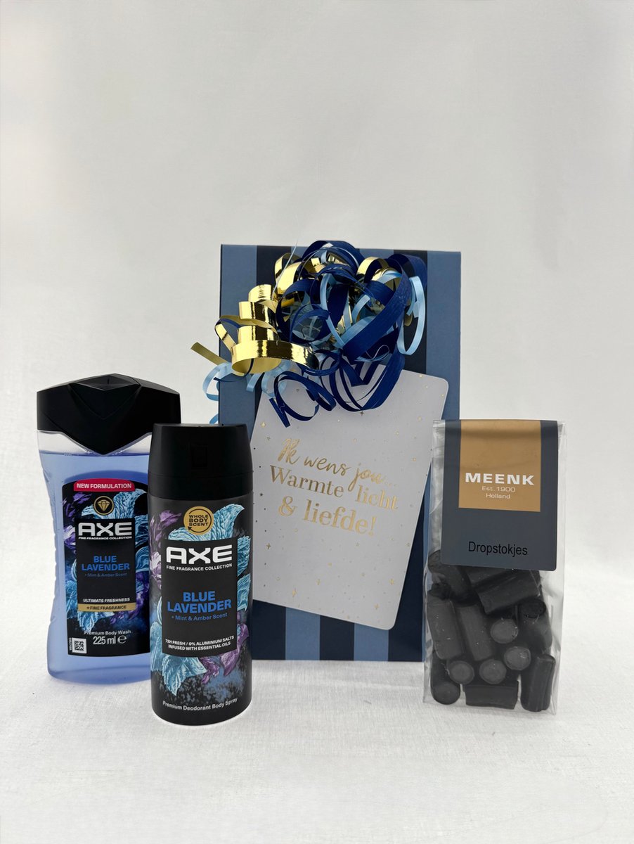Perfect Gifts Axe Blue Lavender giftset voor man - Cadeaupakket voor heren