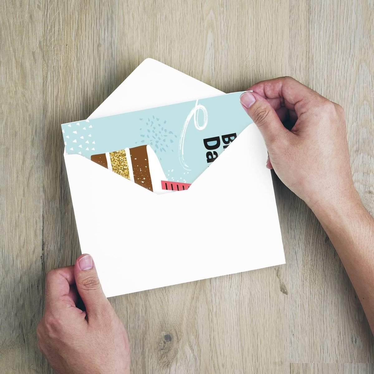 Verjaardagskaart 18 x 12 cm - Premium kwaliteit - Inclusief envelop - Elegante uitstraling - ShopVlot