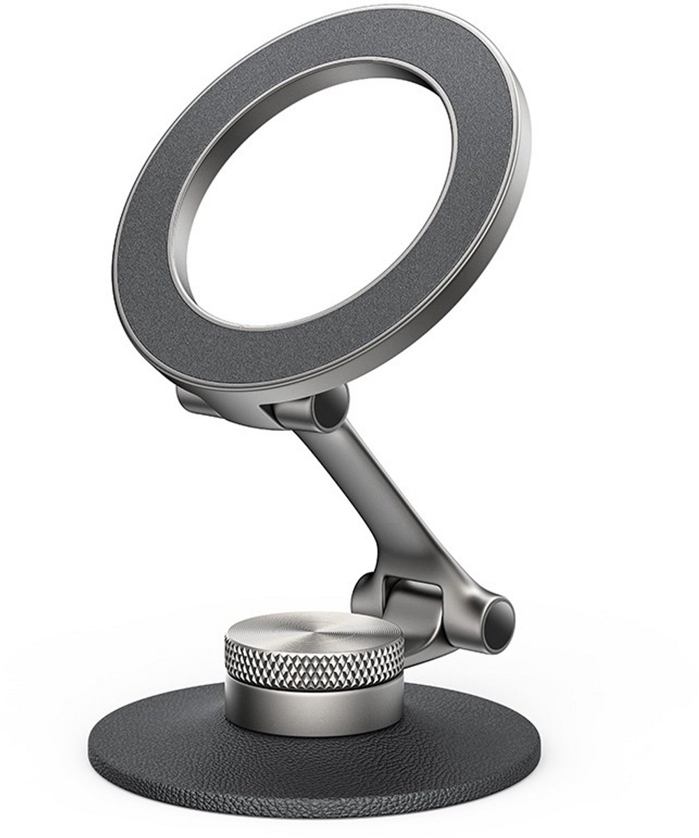 LISEN Draaibaar & Opvouwbaar Magnetische Telefoonhouder Auto –Vacuümzuignap -Metalen behuizing -Compatibel – Vacuüm Zuignap – Dashboard & Voorruit – 360° Draaibaar & Opvouwbaar – Voor iPhone & Samsung