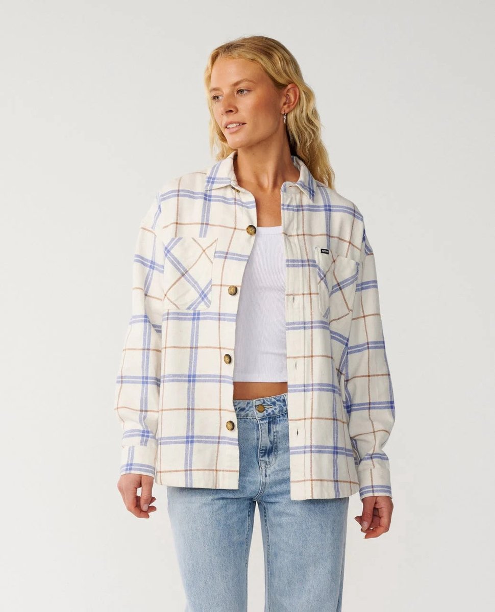 Rip Curl Venture Flannel Shirt - Bone