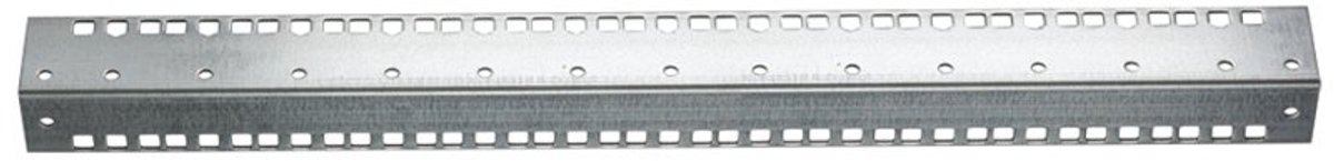 LogiLink Professional inbouwprofiel voor 19 inch wandverdeler, L-vormig, verzinkt staal, 12 hoogten