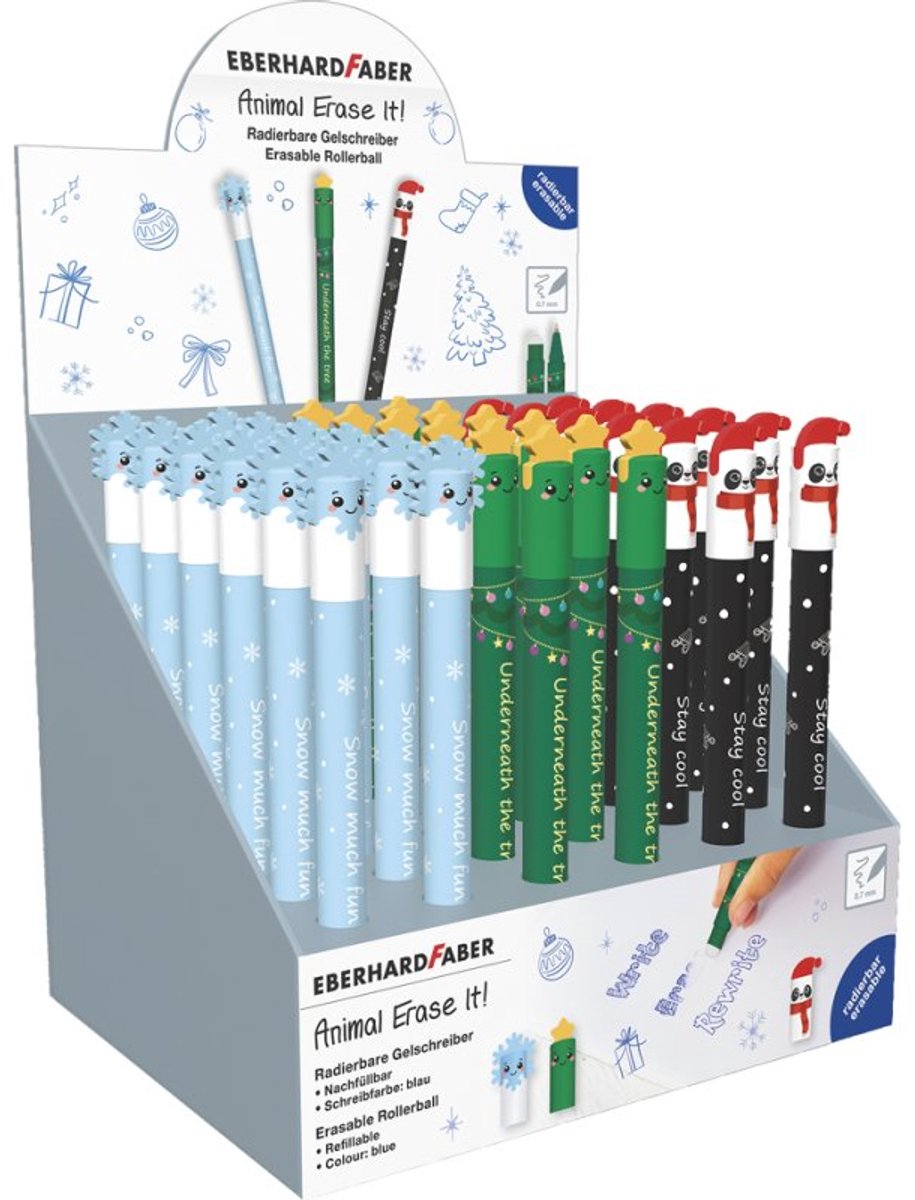 Gelpen Eberhard Faber uitwisbaar assorti display