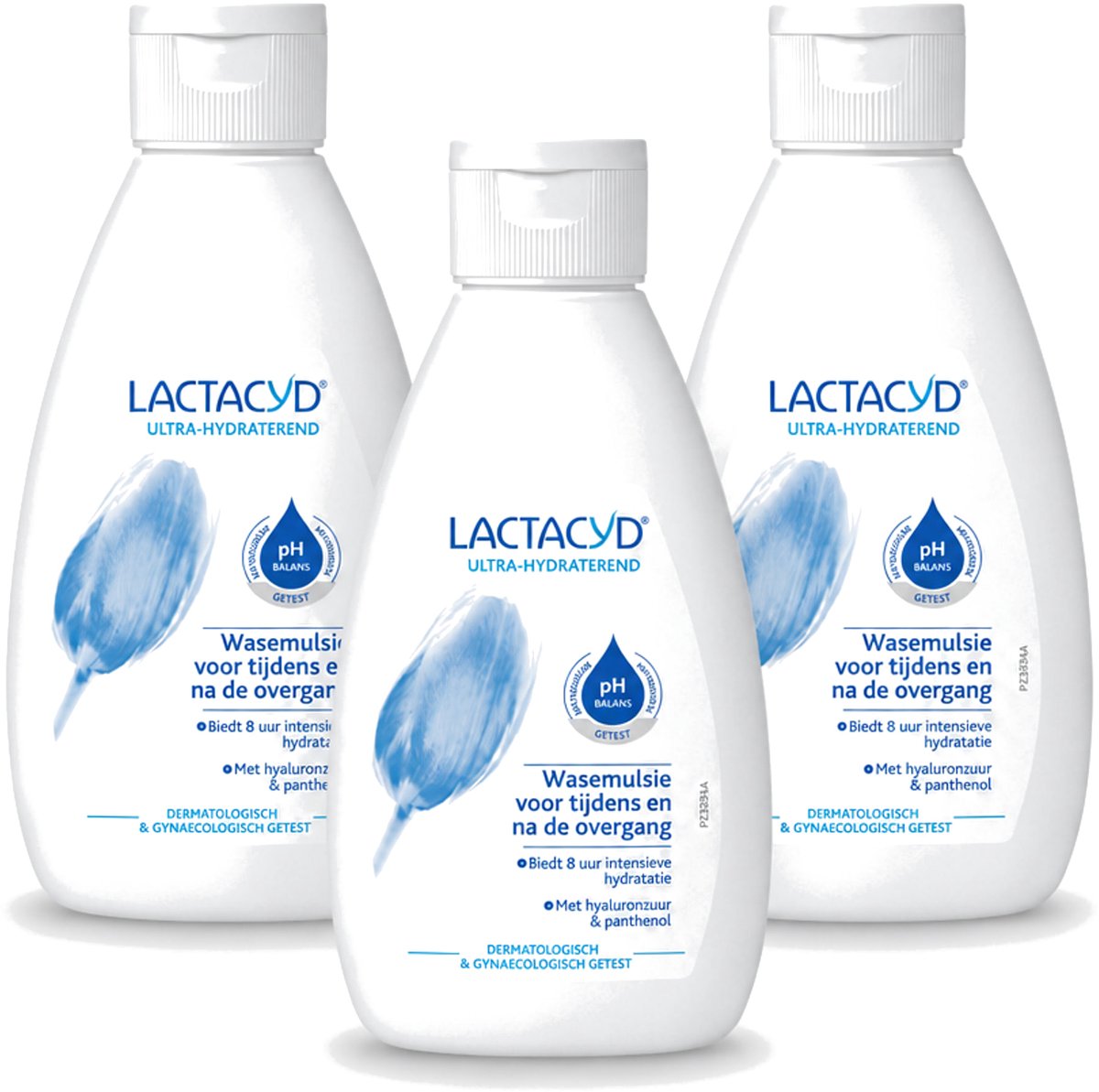 3 x Lactacyd – Ultra Hydraterend – Voor tijdens en na de overgang – 200 ml - Voordeelverpakking - 3 stuks