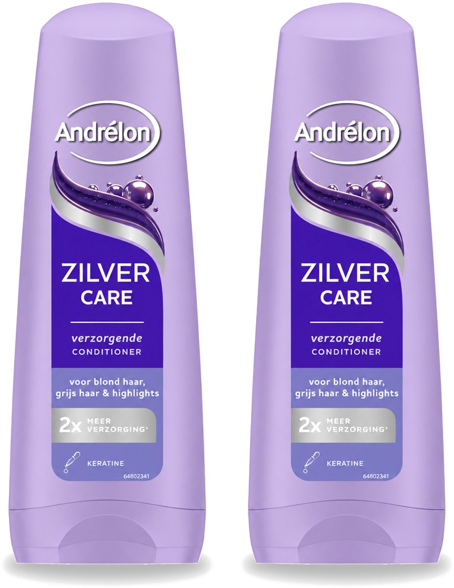 2 x Andrélon – Conditioner – Zilver Care – 200 ml - Voordeelverpakking - 2 stuks