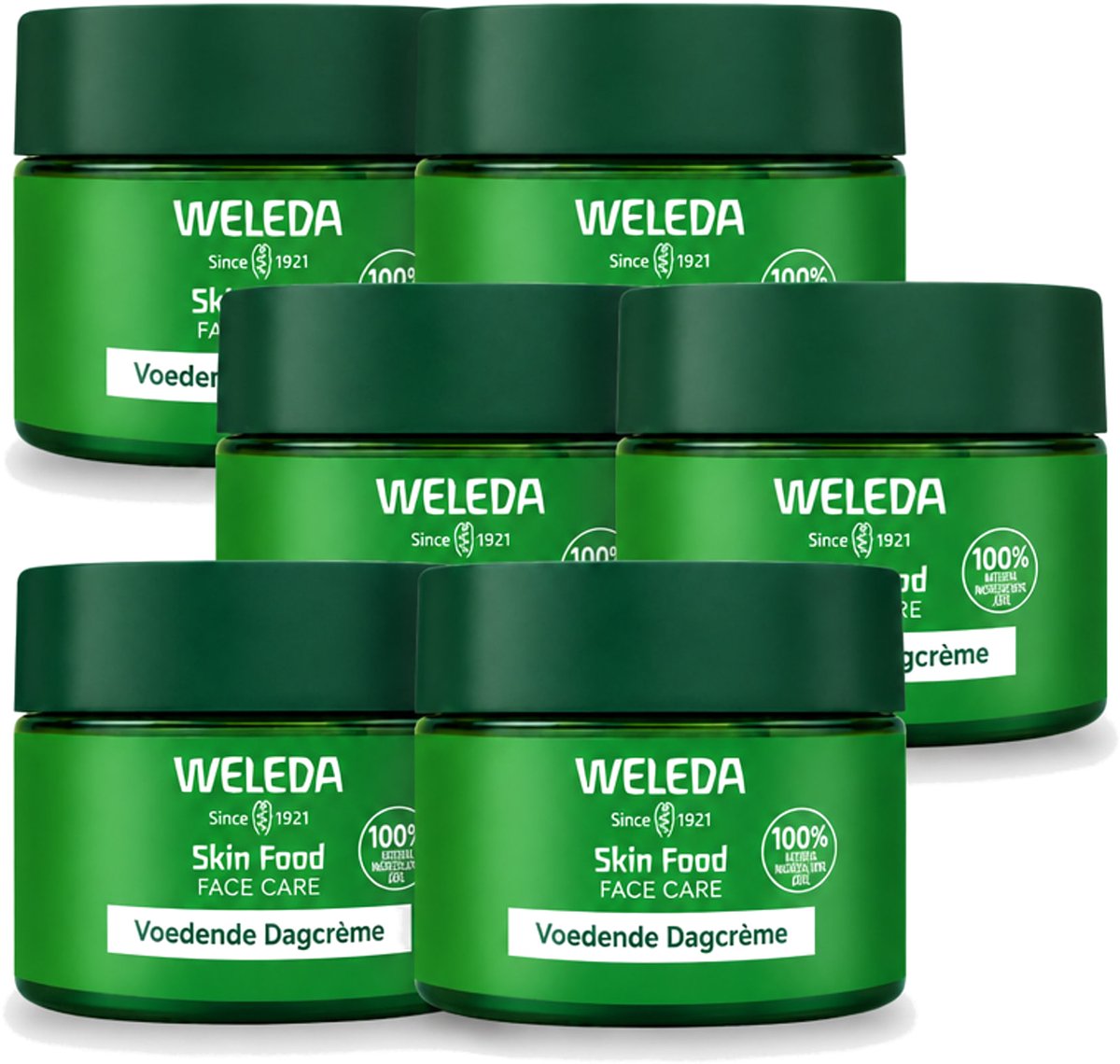 6 x WELEDA - Dagcrème Skin Food - Voedend - 40 ml - Voordeelverpakking - 6 stuks