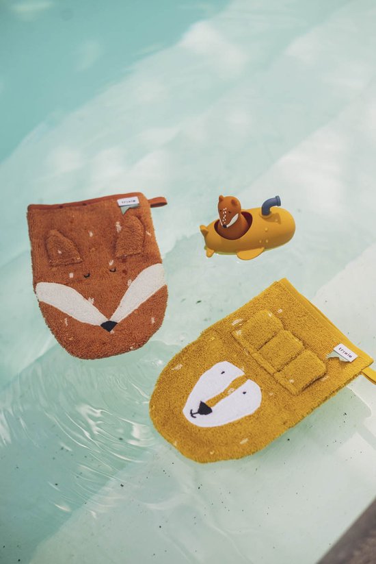 Washandje 2-pack - Mr. Lion - Mr. Fox van Trixie — afbeelding 2