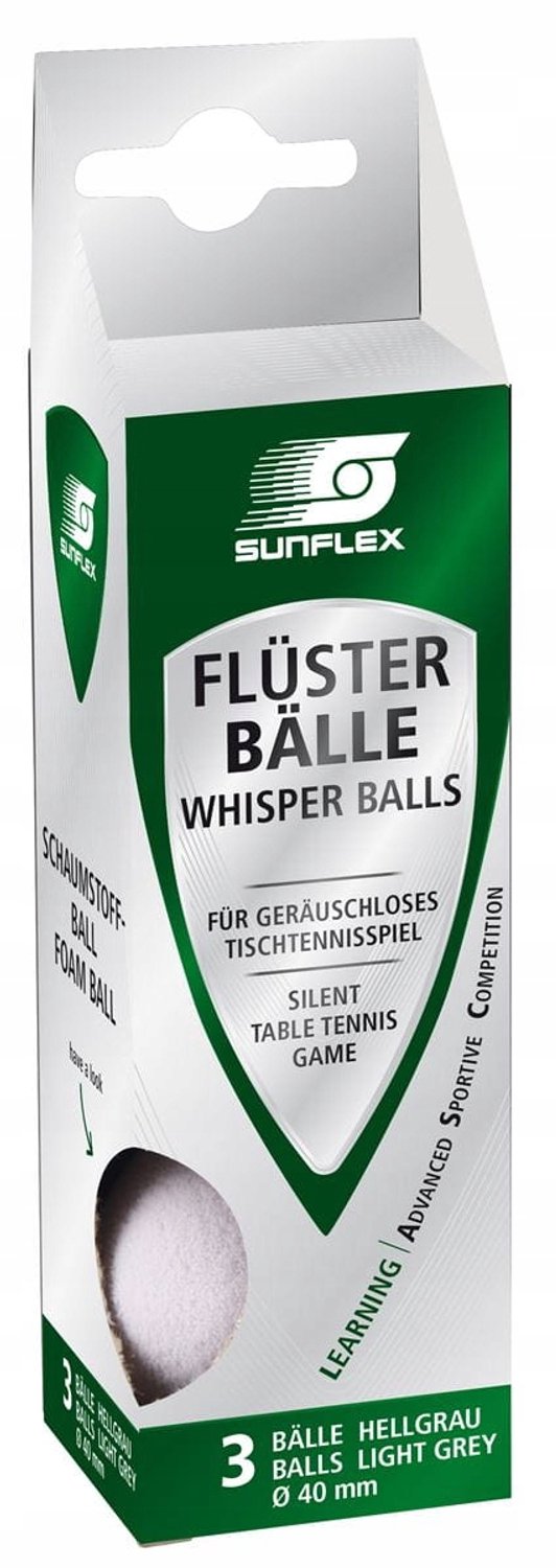 SUNFLEX Whisperballs Tafeltennisballen - Zacht en Stil