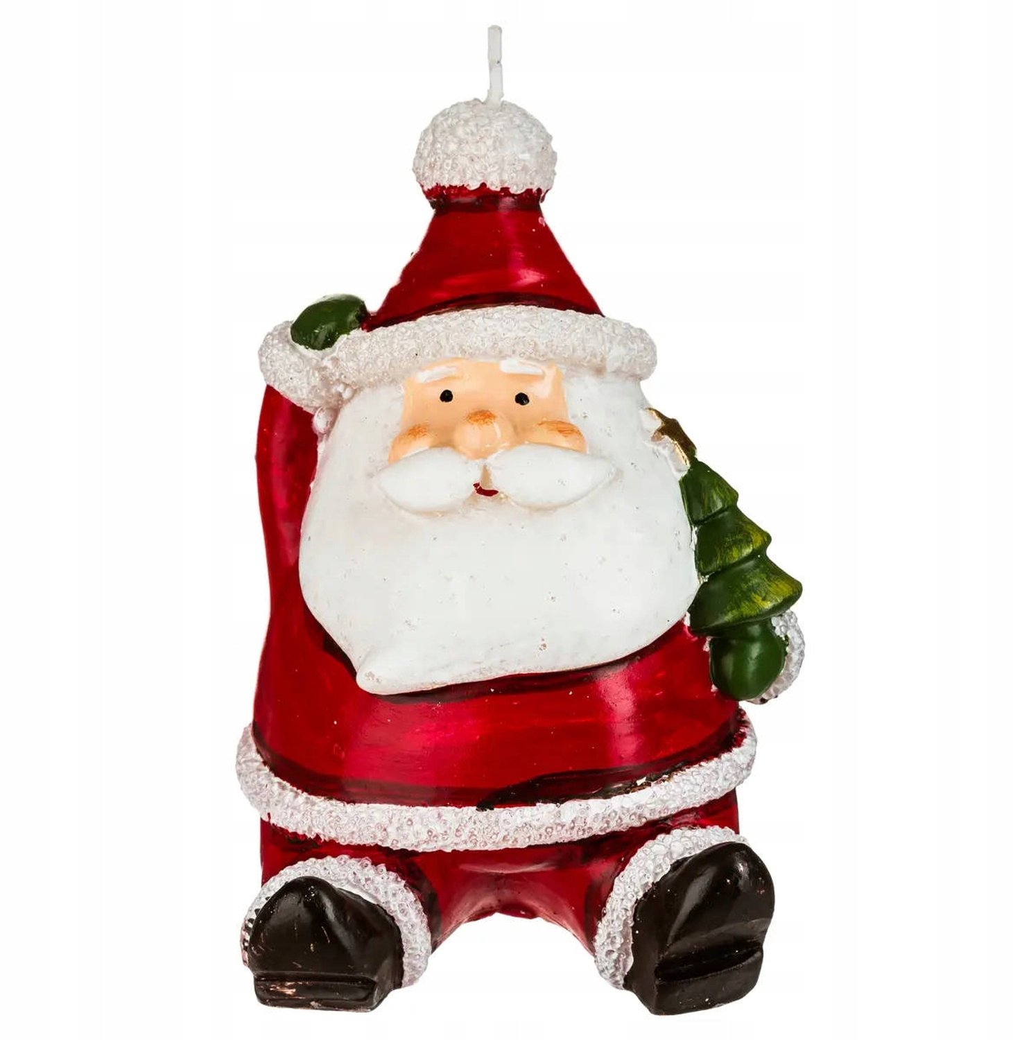 Feeric lights & Christmas Decoratieve Kerstkaars in de Vorm van Sinterklaas - Cadeau Idee Multicolore