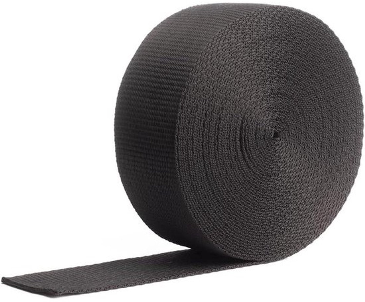 Polypropyleen Band - Sterke Singelband - Bagage Beveiligen - Duurzaam Materiaal - 50mm Breed 1 Meter - Zwart