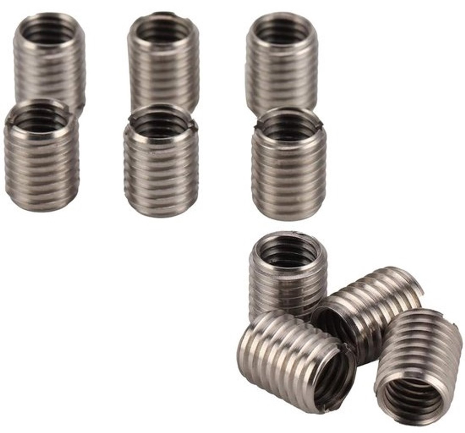 Schroefdraad Inzetstuk - Verloopmoer Reparatie - Schroefdraad Repareren - Roestvrij Staal 303 - M10x1.5-M12x1.75