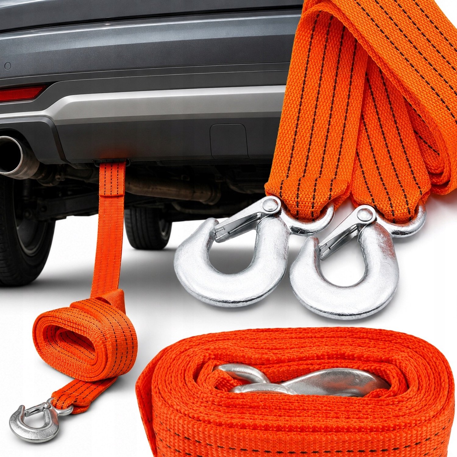 Sterke Sleepkabel Auto 4000 kg - 4 Meter met Haken