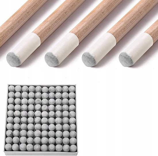 100x Zachte Keu Toppen 11mm - Biljart & Pool Keu Vervanging — afbeelding 2