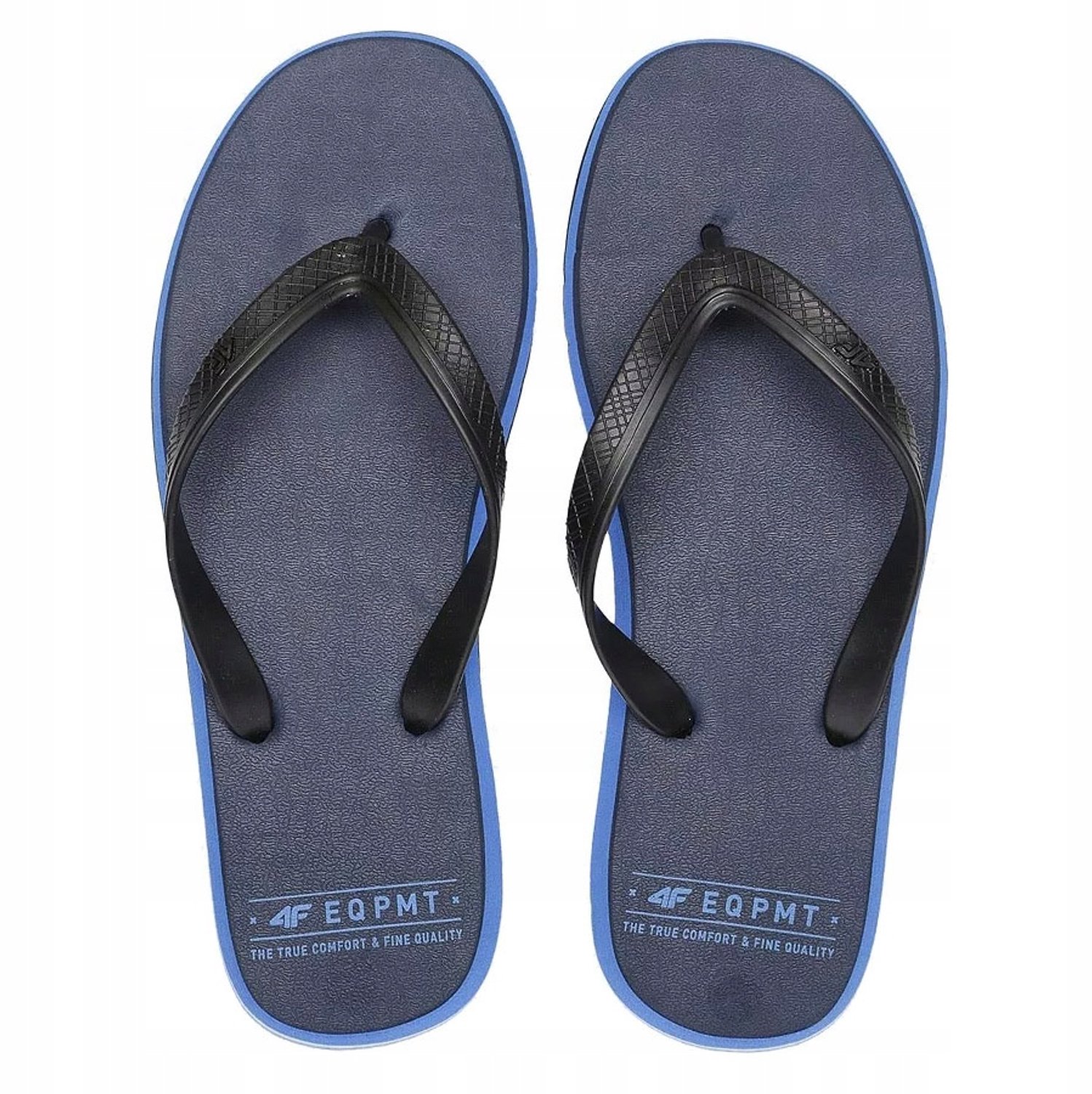 4F Heren Slippers Blauw - Maat 40 - Perfect voor Zwembad & Strand