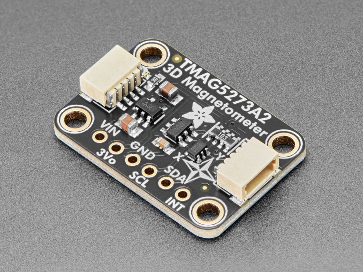 TMAG5273 A2 3D Hall-effect Magnetometer ±133/±266mT – STEMMA QT / Qwiic – Adafruit 6490