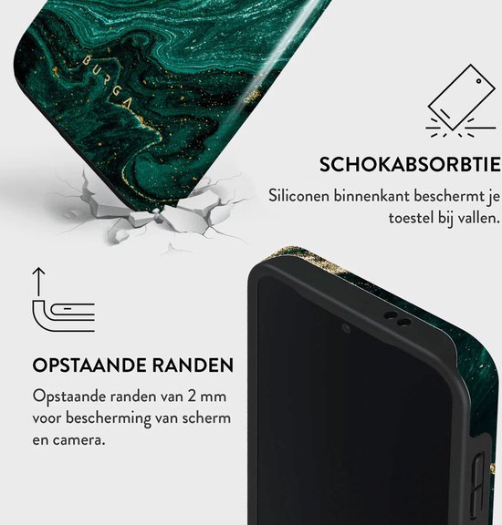 Emerala Pool Burga Tough Case geschikt voor Samsung Galaxy S24 - Emerald Pool | bol