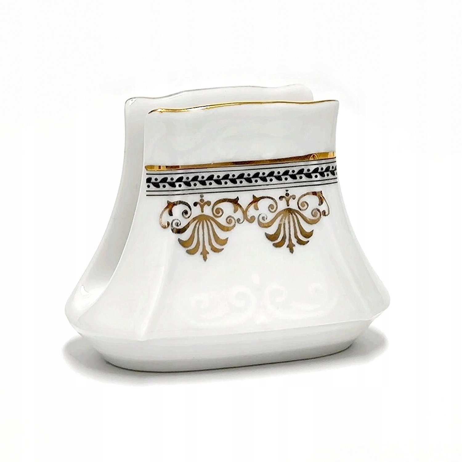 Servet houder Kamelia Malcer Porcelana - Handgeschilderd met Gouden Decoratie