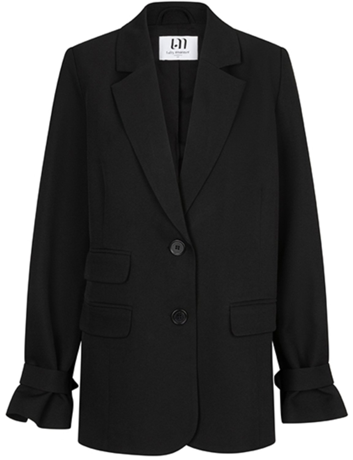 Lofty Manner Blazer Blazer Jadie Strap Detail Rj44 Black Dames Maat - L