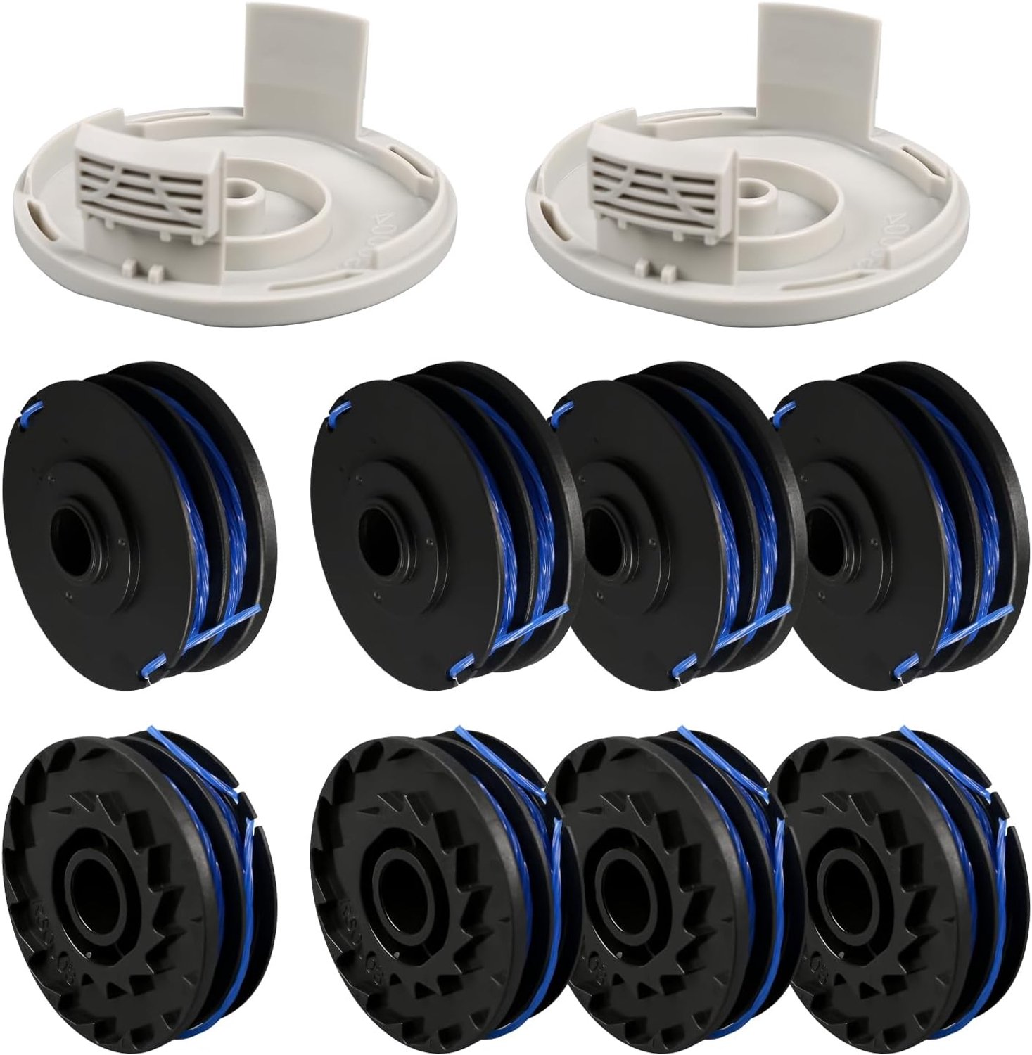 Trimmerspoellijn Φ1,5 mm 8M voor RAC123, compatibel met Ryobi RLT4027, RLT4125, RLT5027, RLT6030, RLT5127 - Homevero