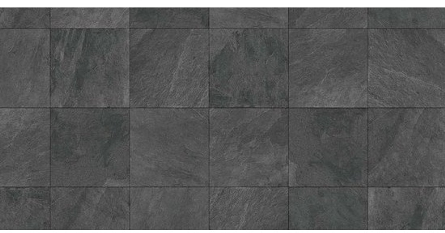 Keramische terrastegels - Buitentegels - Buiten - Terras aanleggen - Vorstbestendig - Geborsteld - 60x60 cm - Antraciet