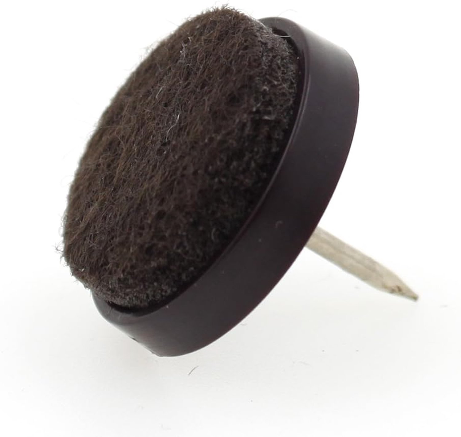 Lifeswonderful - round furniture gliders with nail and felt surface - 16 pieces - 20 mm (3/4") - ShopVlot