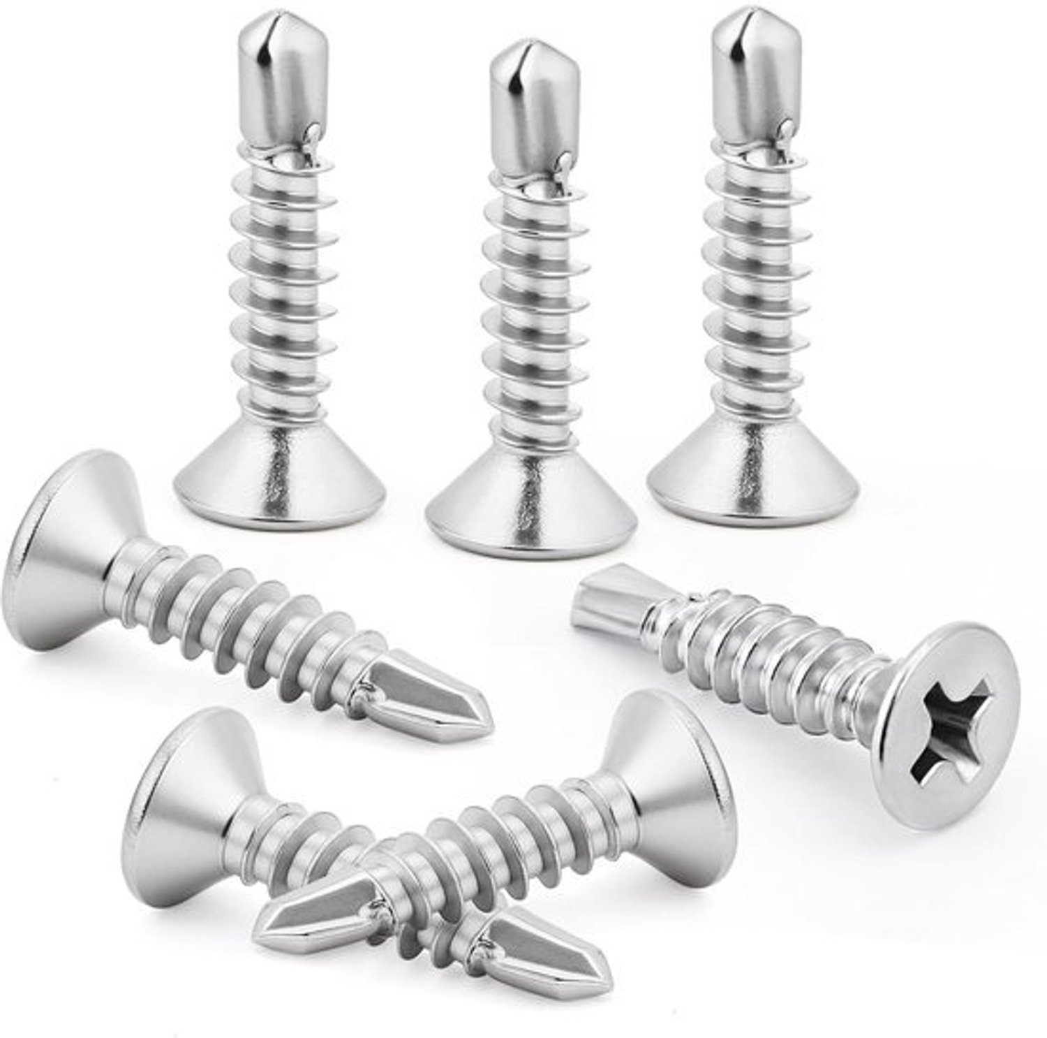 Zelfborende Schroeven - Metaalschroeven - Metaalbevestiging - Direct Boren en Vastzetten - 4.2 x 19 mm