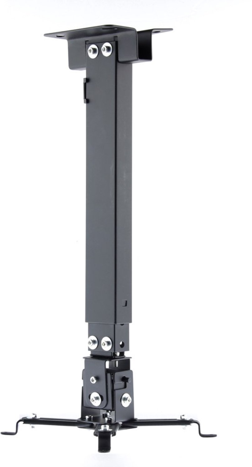 Universele Projectorbeugel 2-in-1: Plafond (67cm) & Muur (54cm) - 10kg
