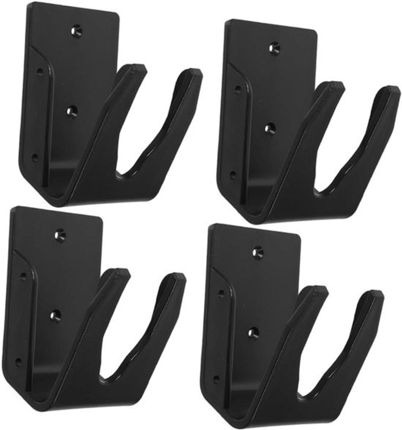 Scannerhouder 4 Stuks - Universele Beugel - Werkruimte Organiseren - Verstelbare Hoek - 9x8x7 cm - Zwart
