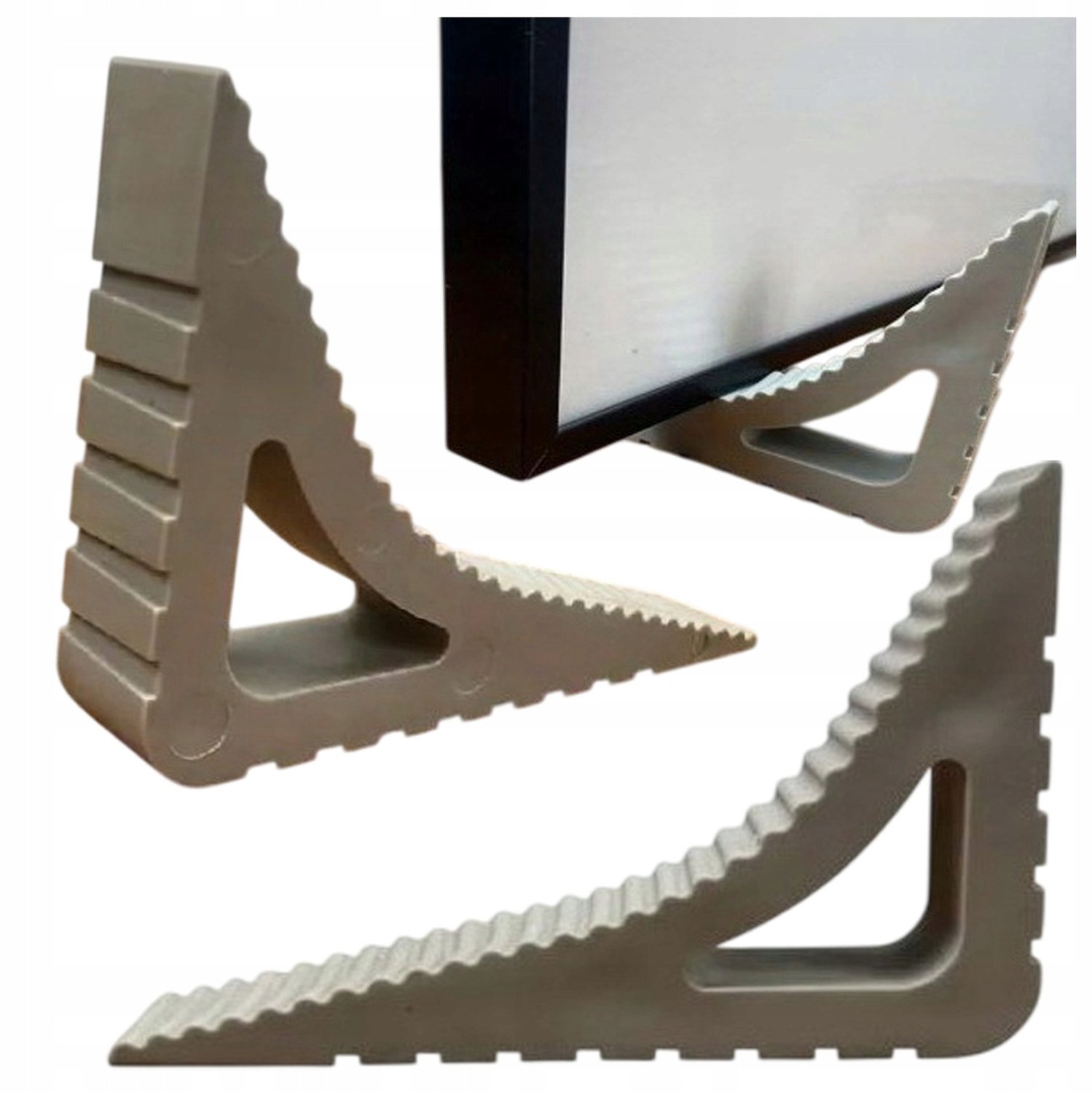 Deurstopper Deurklin - Antislip Siliconen - Grijs