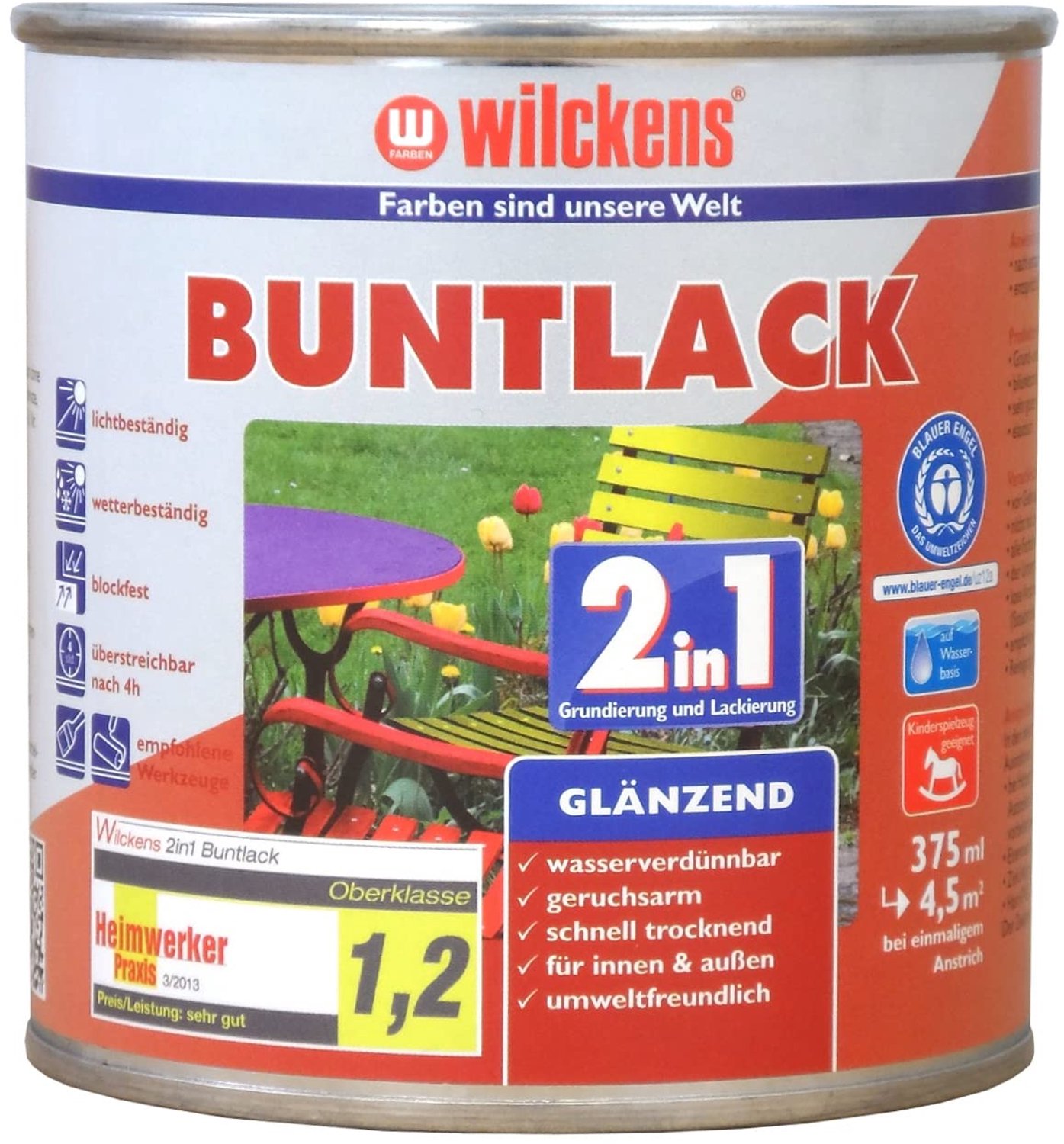 Wilckens Aflak Hoogglans Acryl RAL 7016 0,375 L