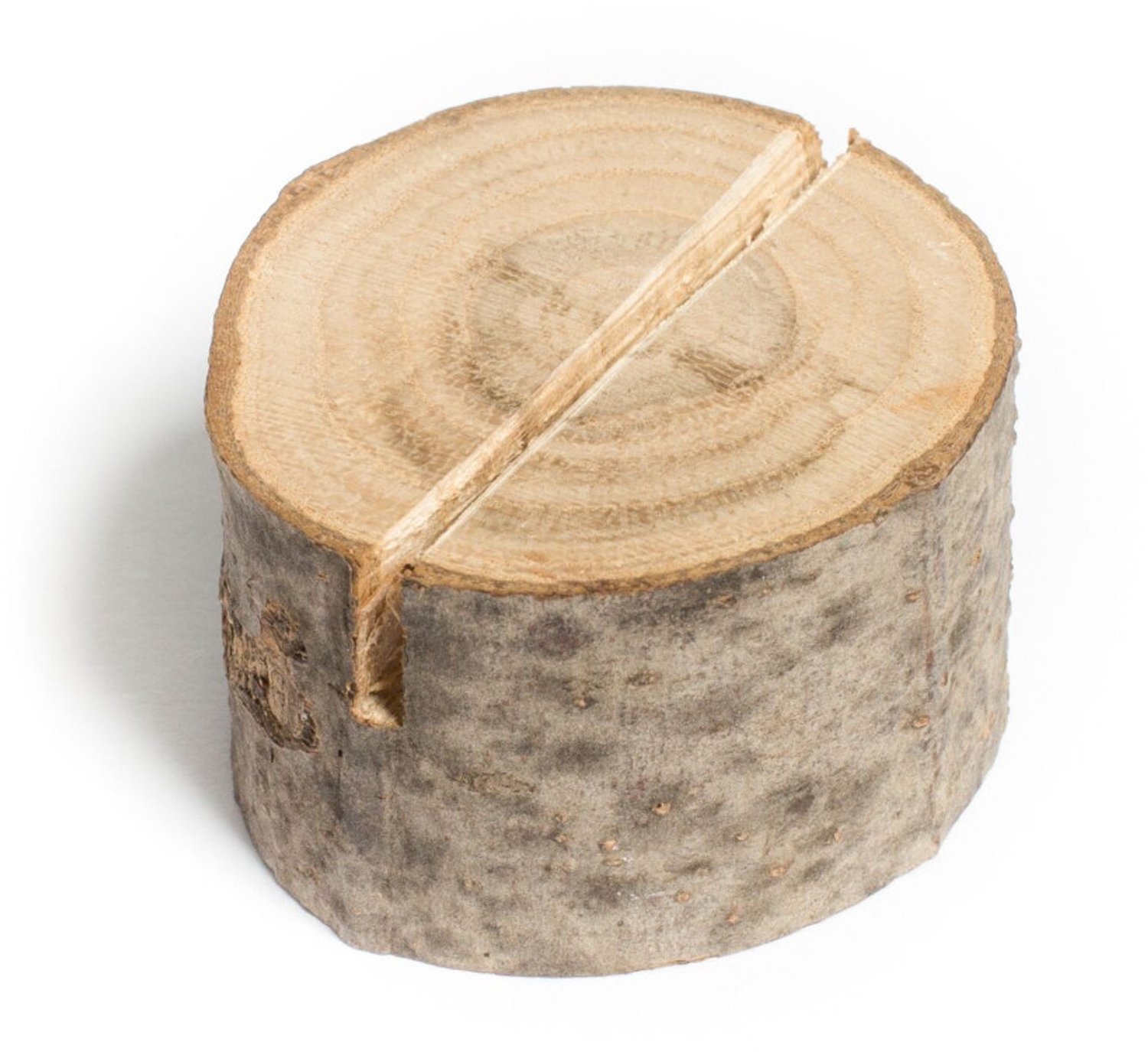 CHAKS - 9 rustieke ronde houten plaatskaarten tussen 2 en 4 cm
