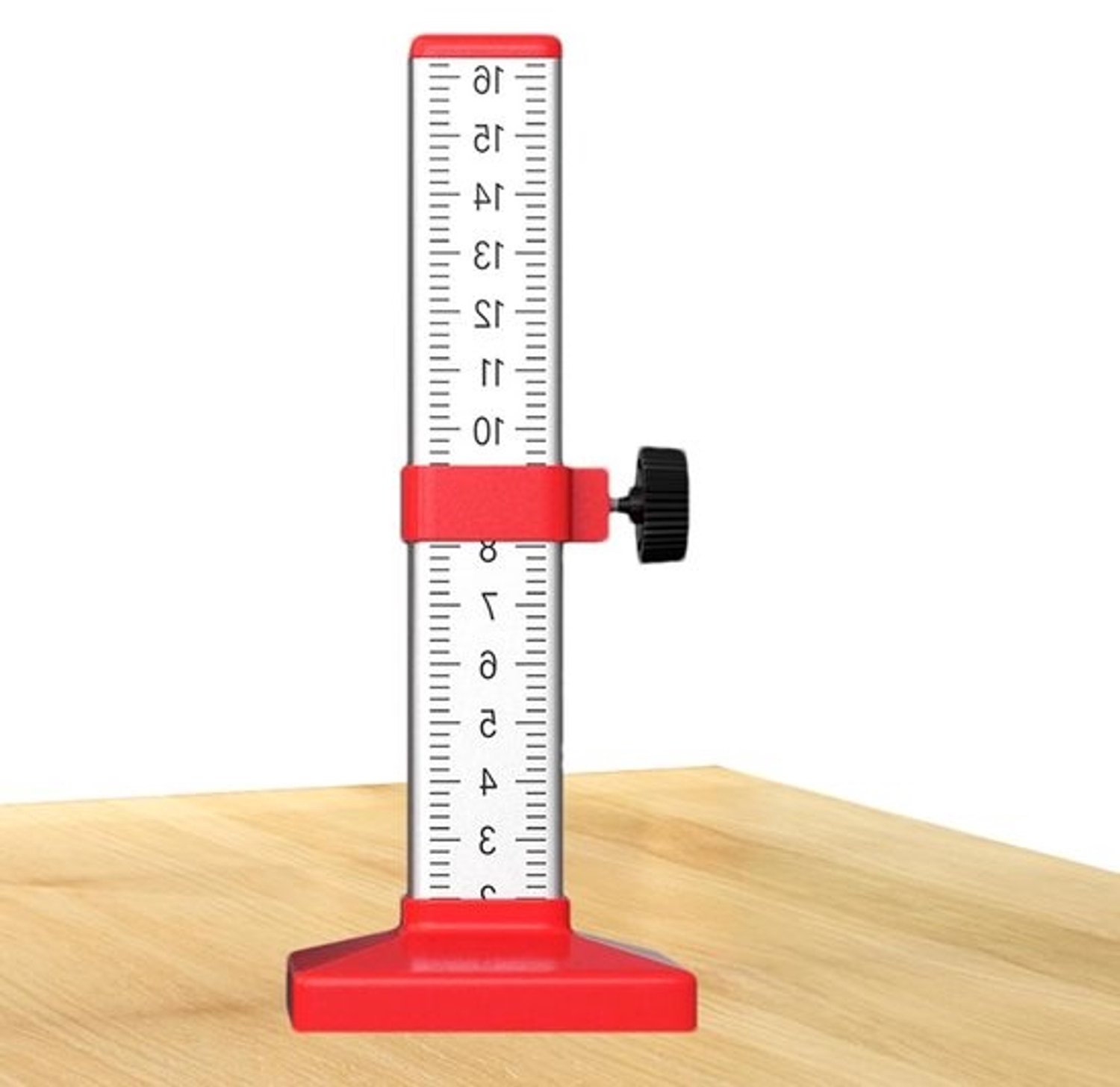 Tegel Egaliseerset - Niveau Liniaal - Precisie Tegelen - Verstelbare Contourring - 16 cm - Rood