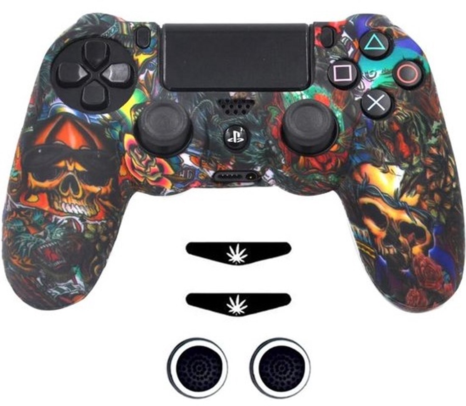 Anti-Slip Siliconen Controller Cover Beschermhoes voor PS4/PS4 Slim/PS4 Pro Controller